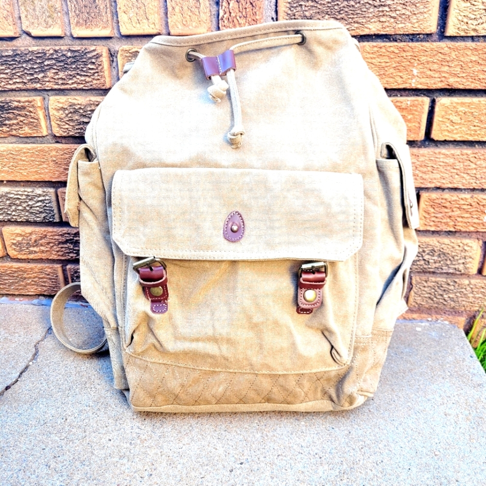 Java Monster Energy Java Backpack Canvas And Leat… - image 3